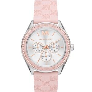 Women's Jessa Multifunction Blush Silicone Watch 40mm